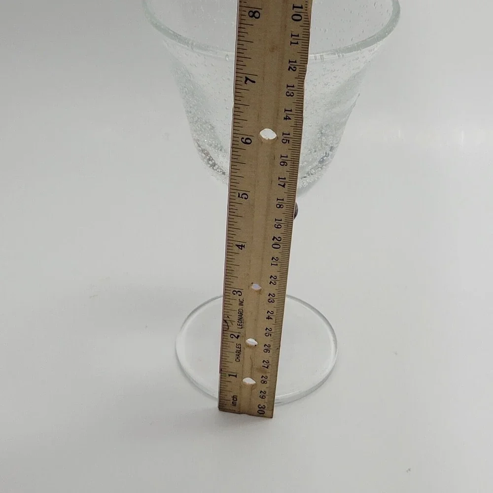 Pottery Barn Purple Bubble Wine Gobblets
